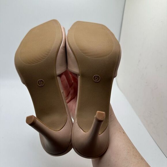 CUSHIONAIRE Women's One Band Dress Sandal +Memory Foam 6 NUDE - Picture 5 of 7